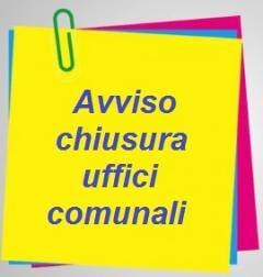Immagine: CHIUSURA UFFICI