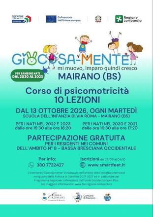 Giocosamente: corso di psicomotricità per bambini