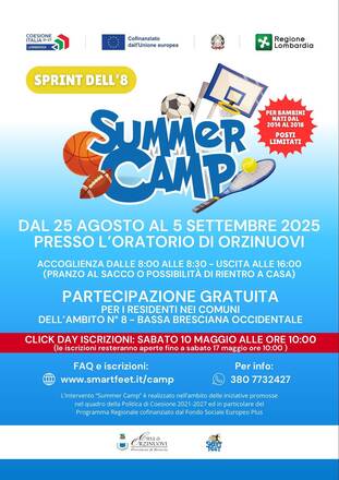Summer Camp 2025: Sport e Divertimento all’Oratorio di Orzinuovi