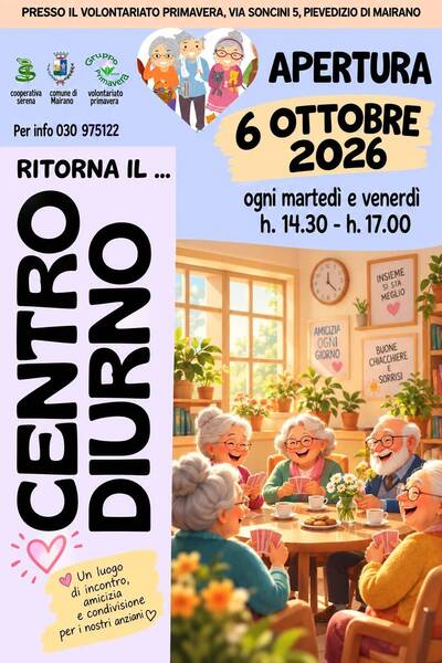 Ritorna il Centro Diurno “Insieme”