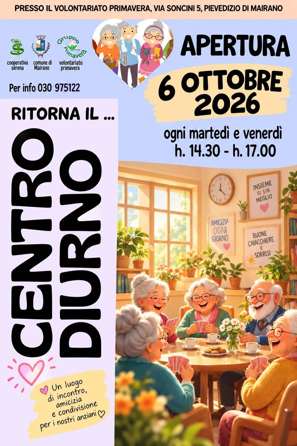 Immagine: Volantino centro diurno
